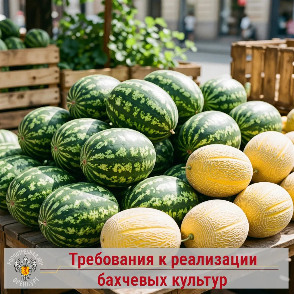 🍉С началом сезона продаж бахчевых культур напоминаем о необходимости строгого соблюден...
