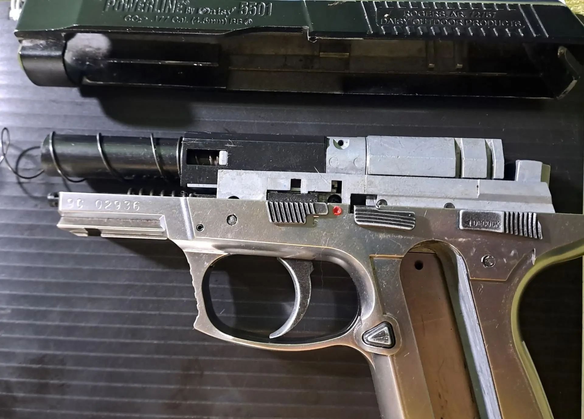 Daisy 5501- замена клапана, ремонт спускового механизма, восстановление системы Blowbac...