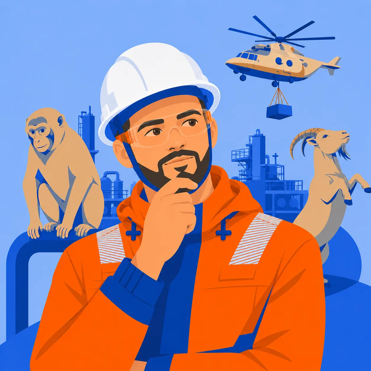 🐵Что делают на месторождениях «обезьяна», «парнокопытные» и «модельеры»?