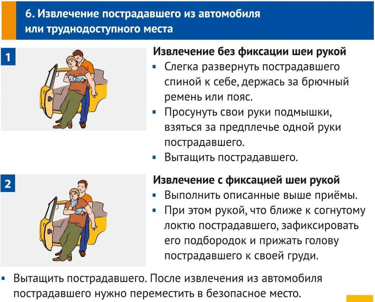 🚨В каких случаях стоит самостоятельно извлекать пострадавшего из автомобиля при ДТП? 🚗