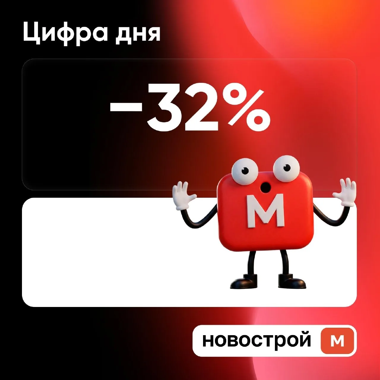 ➡️ На столько за год сократилось предложение массовых новостроек в Москве