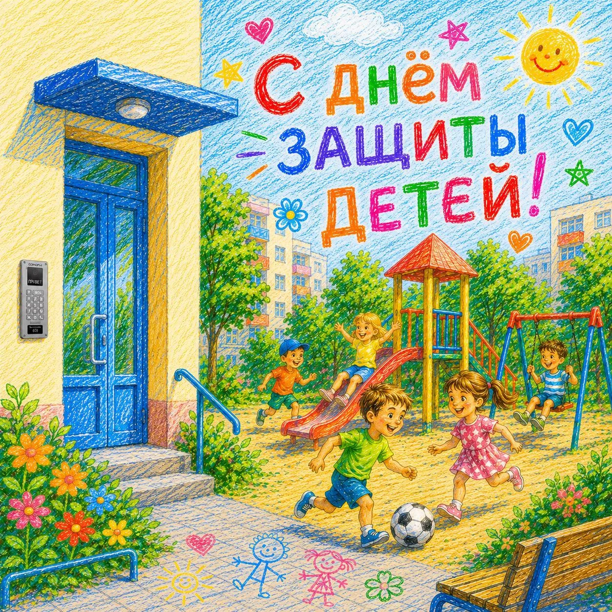 С днём защиты детей!