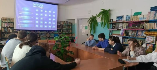 📌СВОЯ ИГРА
Для обучающихся 8 класса заведующей сектором по работе с молодежью Бородинского СДК Кото