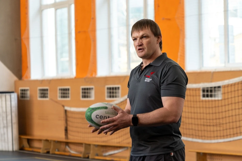Мастер-класс с чемпионом. Регби 🏉  🤩 На этой неделе наши ребята из 7 класса «А» приняли участие в ма