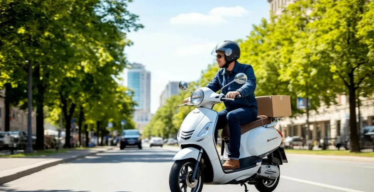 🛴 Курьеров могут начать штрафовать за проезд по «зебре»