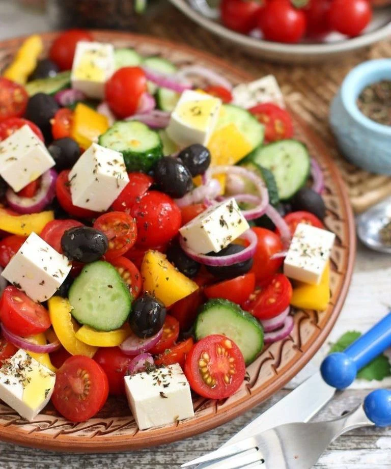 🥗🫒 Греческий салат с Фетой 🧀
