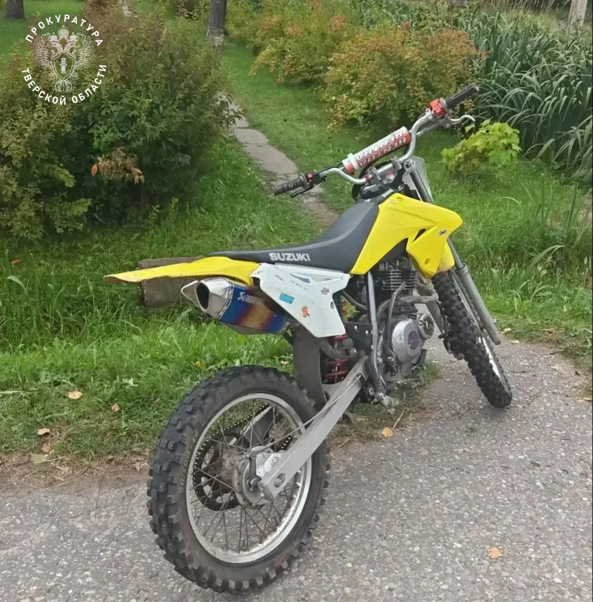 🚨 В Твери прокуратура взяла на контроль проверку по факту ДТП с 12-летним питбайкером