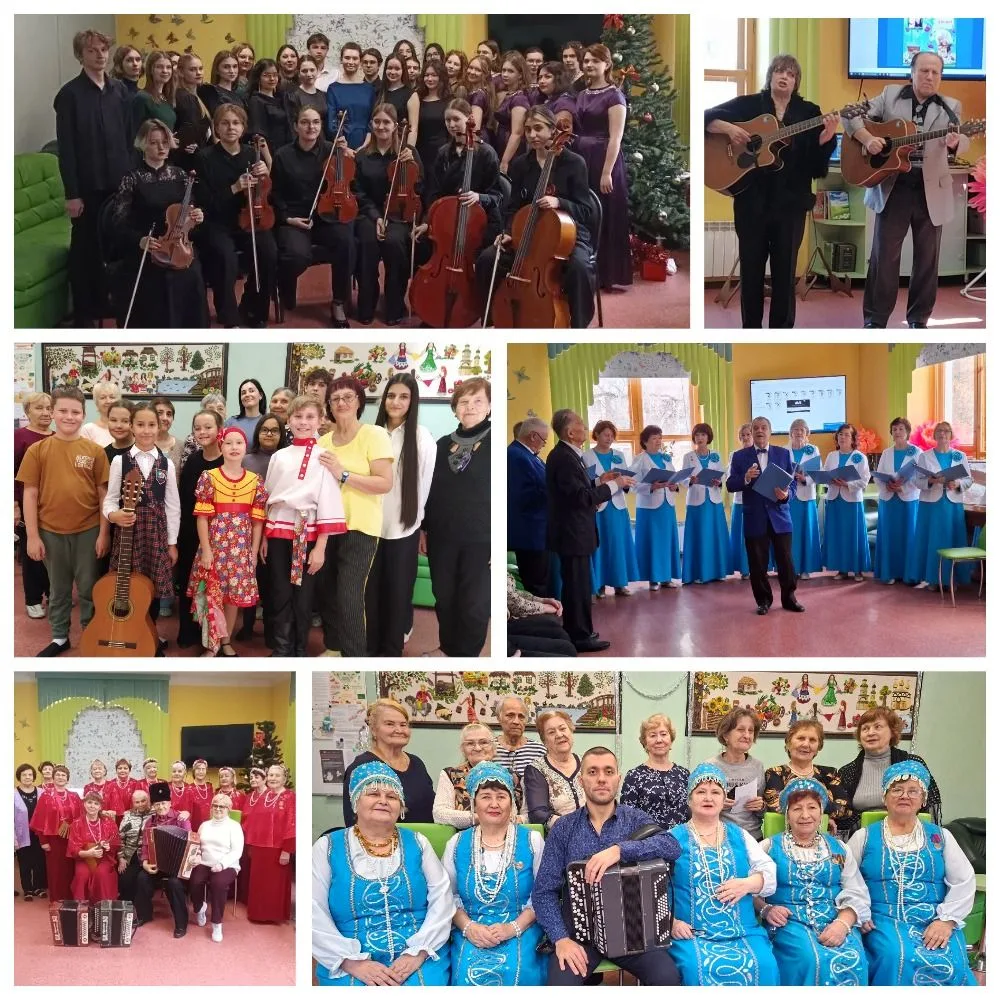 Творческие встречи в отделении дневного пребывания 🌷🎼 
В отделении дневного пребывания регулярно п