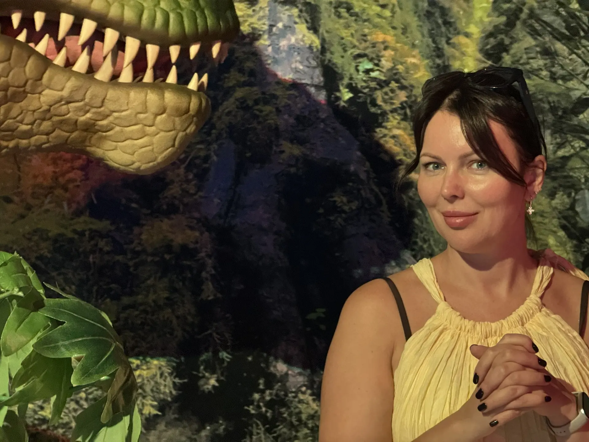 После сходили на интерактивную выставку  динозавров 🦖