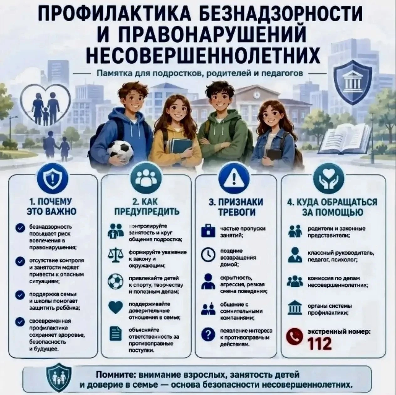 Профилактика правонарушений несовершеннолетних: как уберечь подростков от ошибок? 🛡️