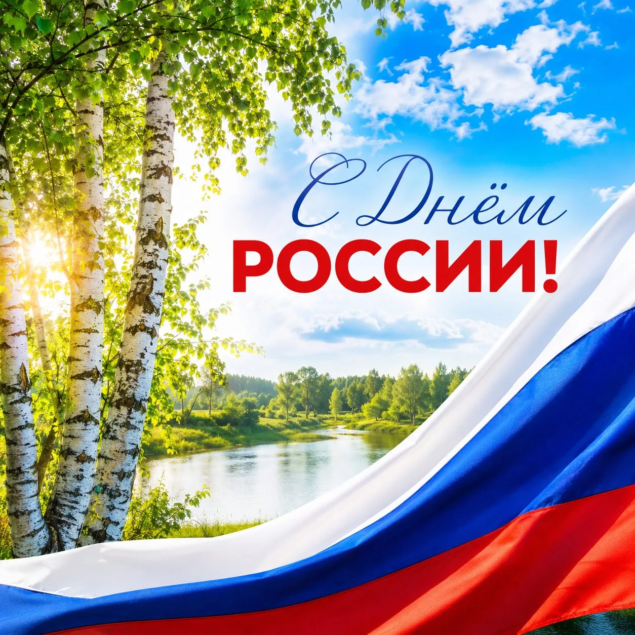 С Днём России, друзья! 🇷🇺  

Наша сила — в единстве, наша гордость — в истории, наше будущее — в н