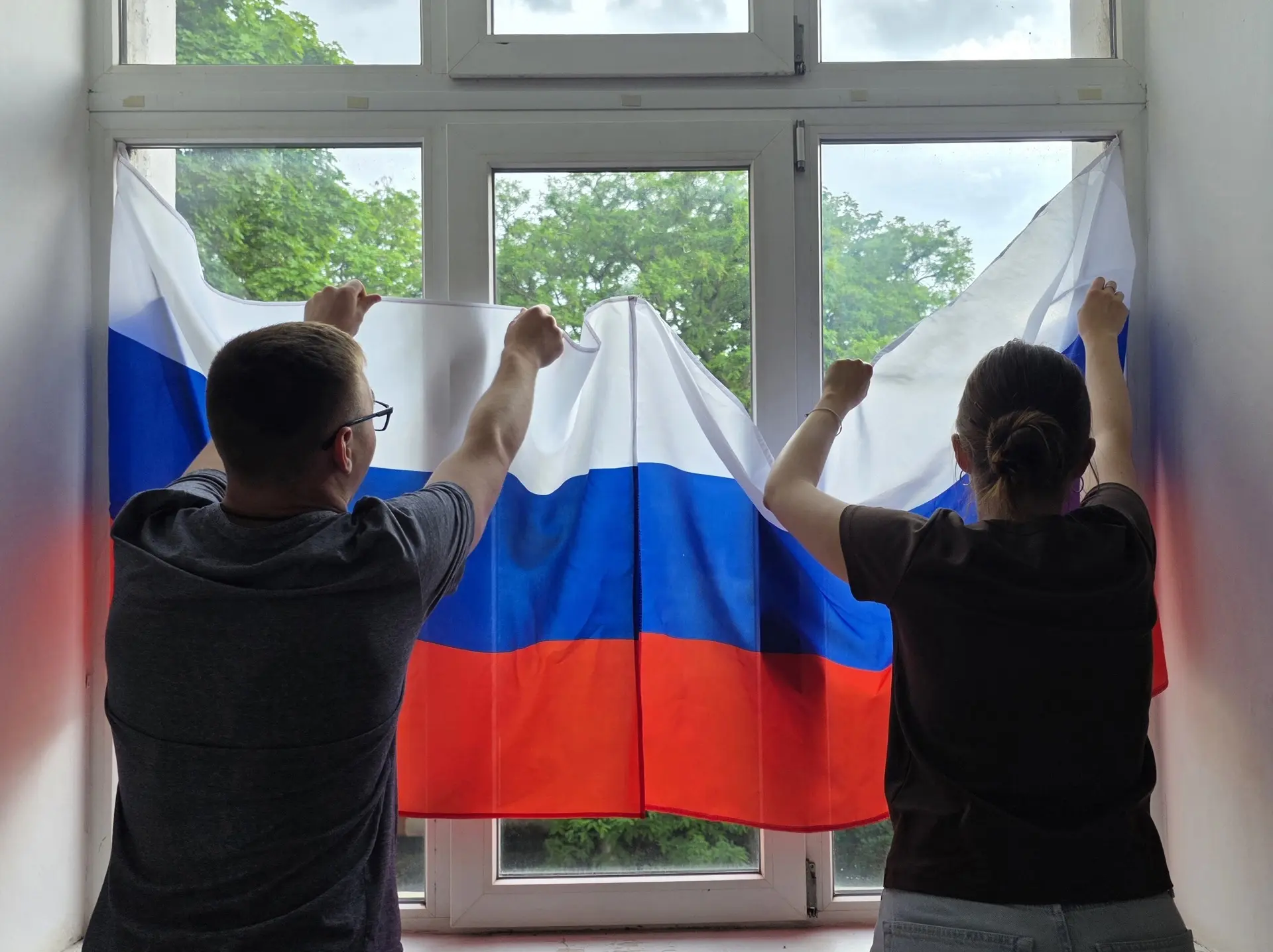 Акция «Окна России» на медицинском факультете ДонГМУ