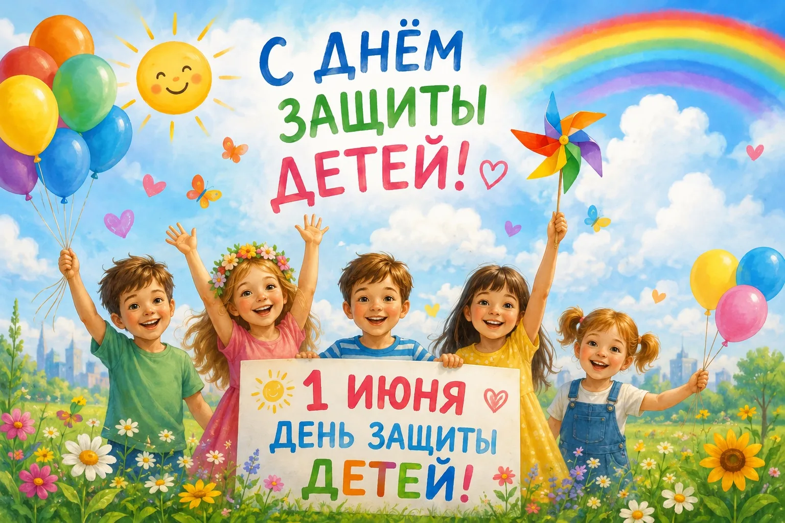 С Международным днем защиты детей!