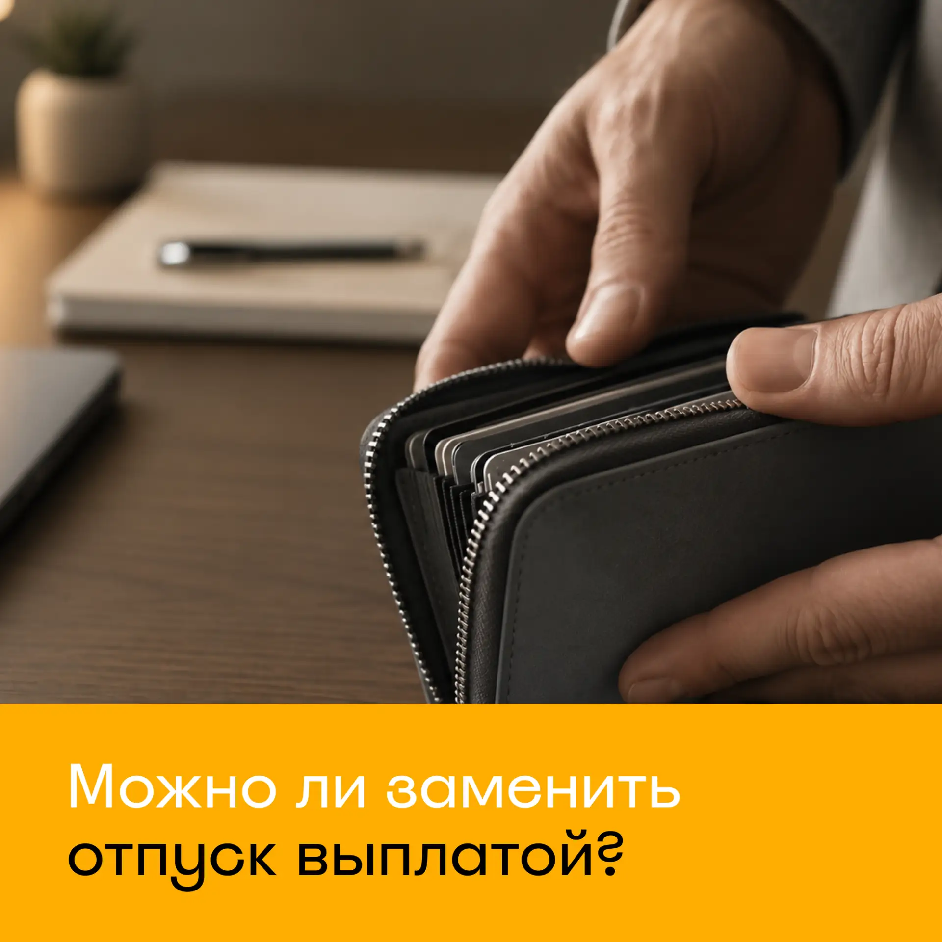 💼 Основной ежегодный оплачиваемый отпуск нельзя заменить денежной компенсацией