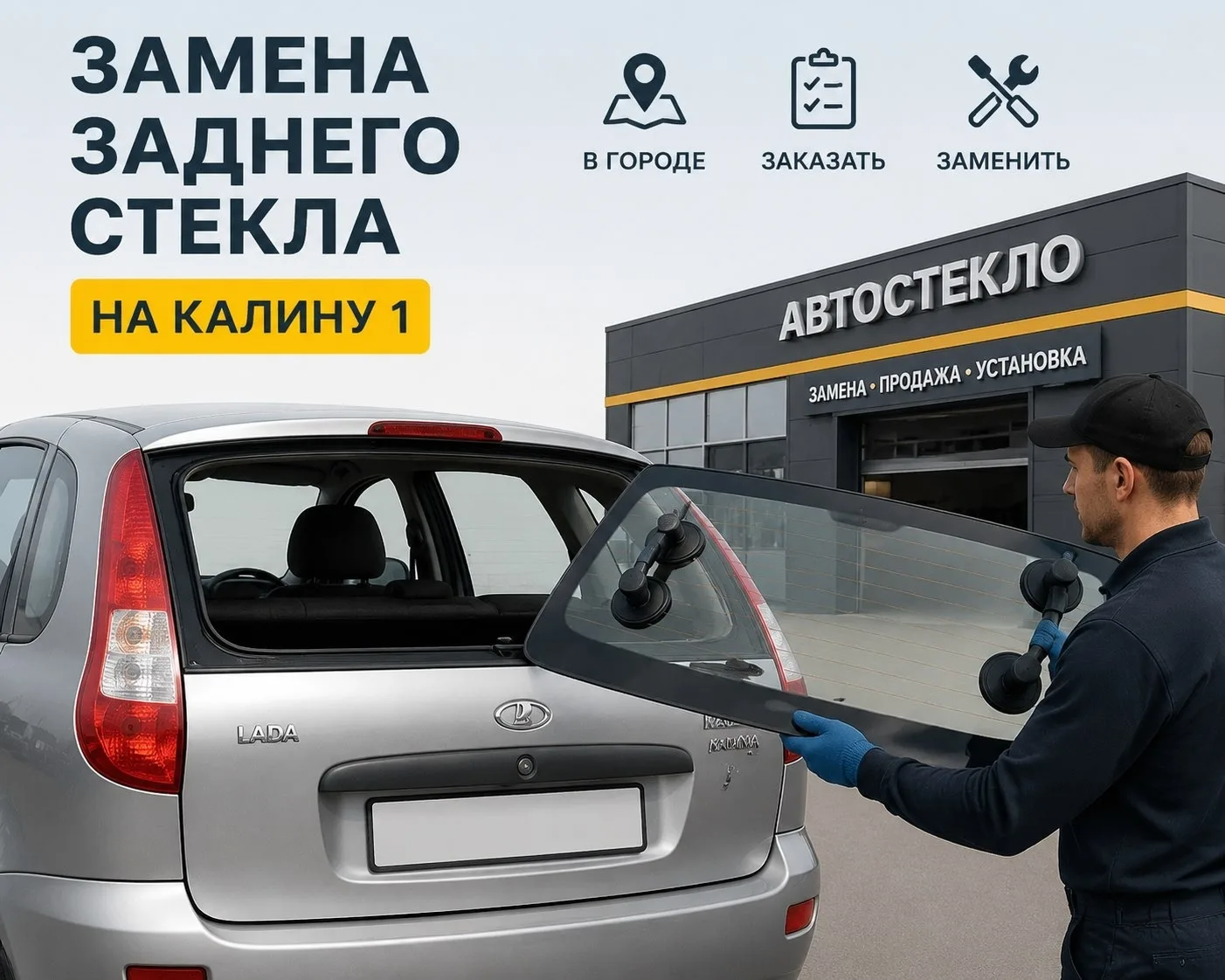 Здравствуйте! В городе есть где заказать и поменять задний багажний стекло на калину1?

✅Подписаться