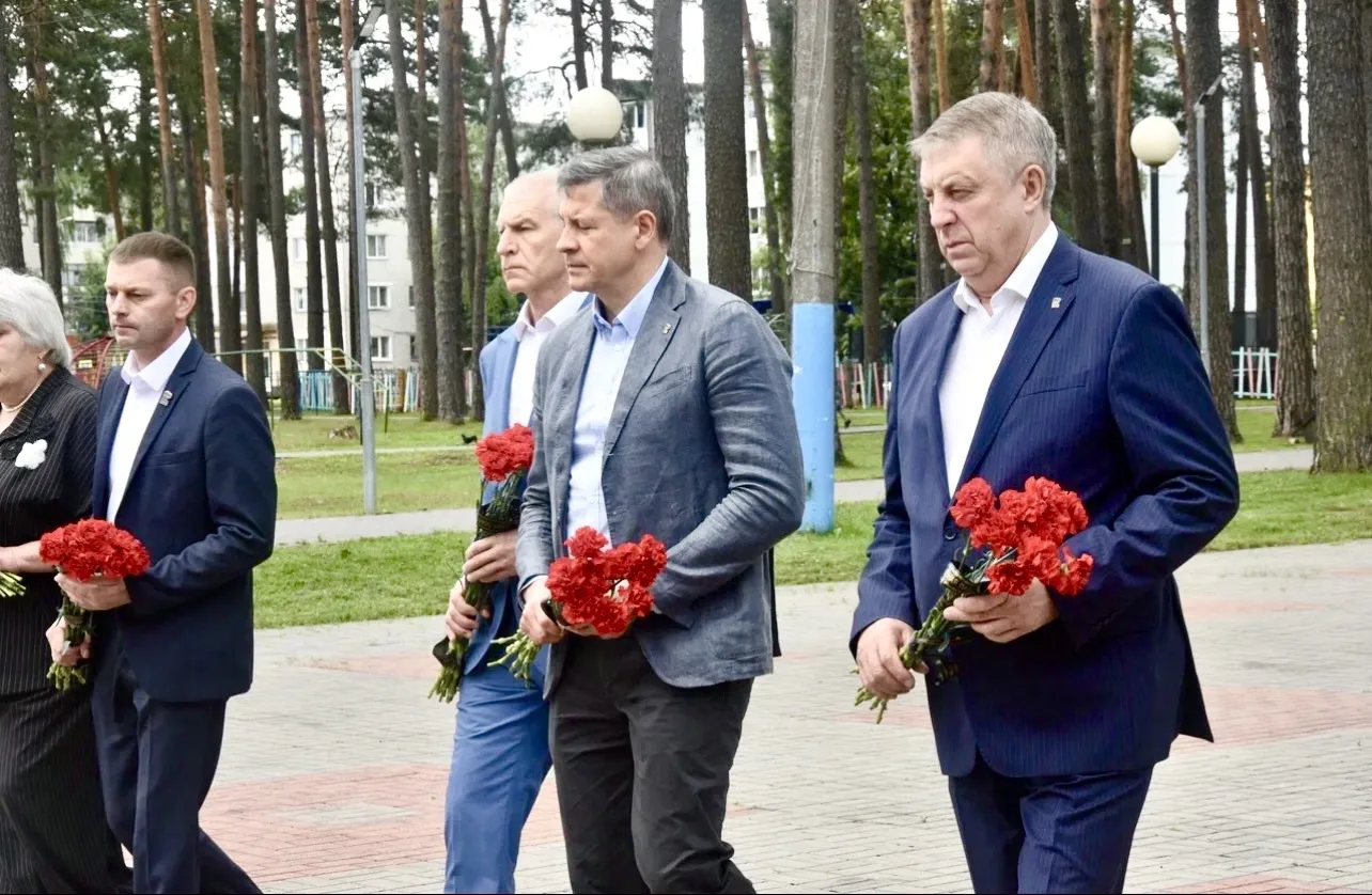 Вместе с врио Губернатора Брянской области Егором Викторовичем Ковальчуком и Председателем комитета 