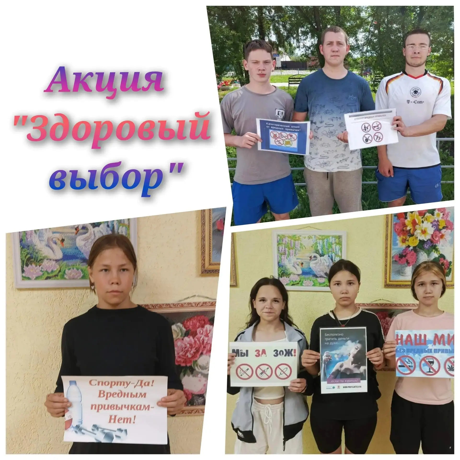 В Ницинском ДК была проведена профилактическая акция для подростков «Здоровый выбор».

▪️ Здоровый о
