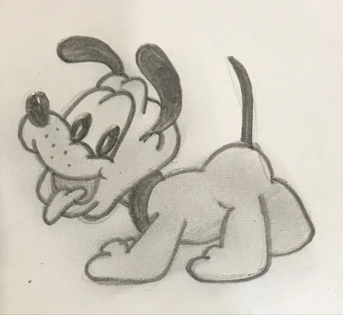 Рисуем милого щенка