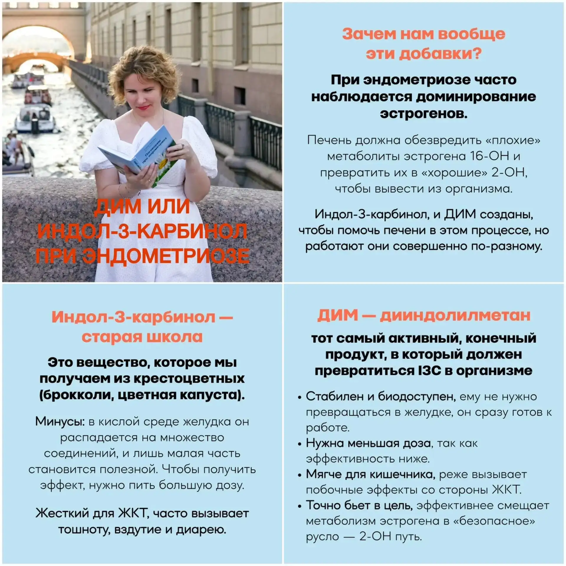 ДИМ или Индол-3-карбинол: почему ваша "полезная" добавка от эндометриоза может делать т...