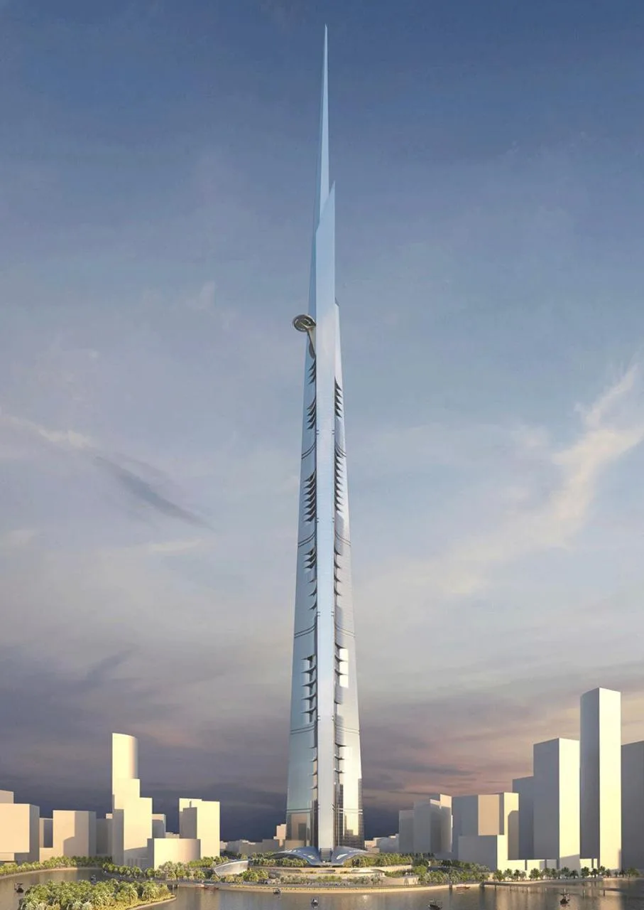 🤝Строящаяся в Саудовской Аравии Jeddah Tower доросла до 454 метров