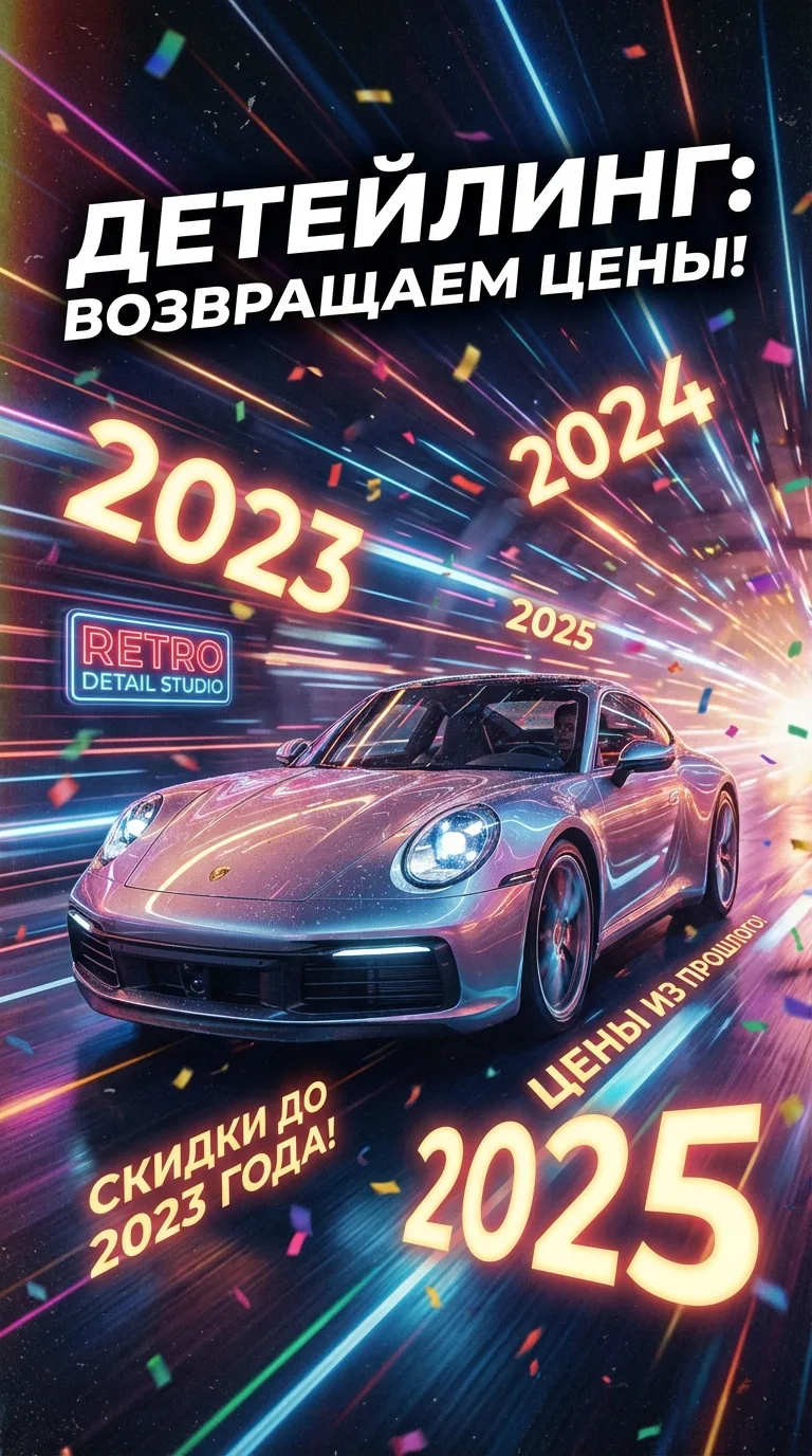 💥 Скидываем цены на детейлинг до 2023 года! 💥
