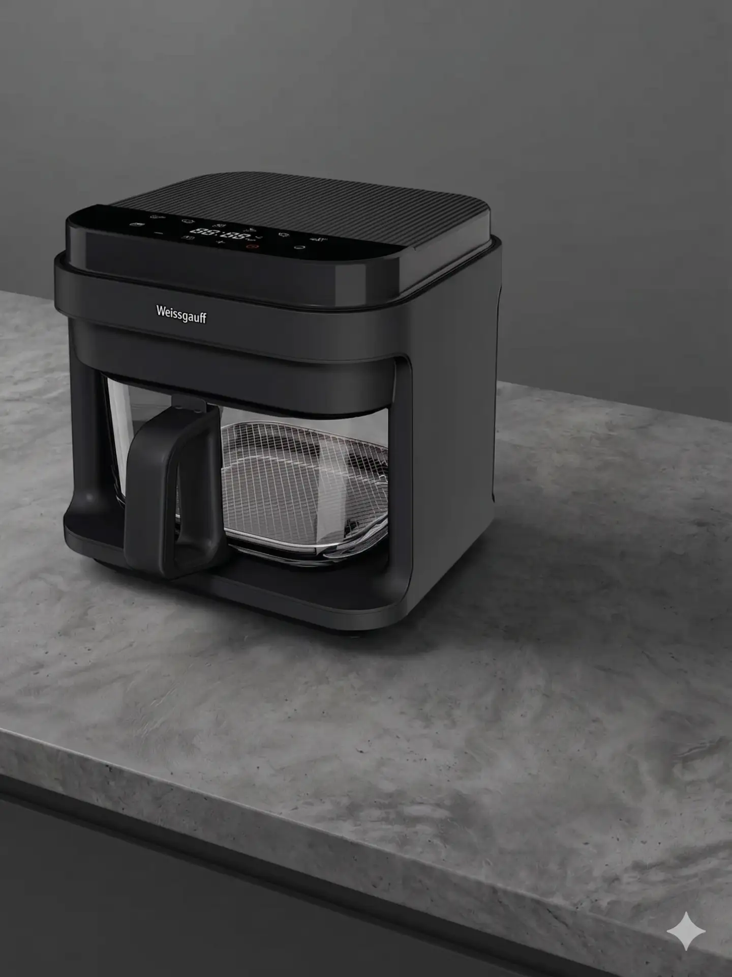 Аэрогриль электрический Weissgauff WAF 515 GB Air Cook Master, объем 5.5 литров