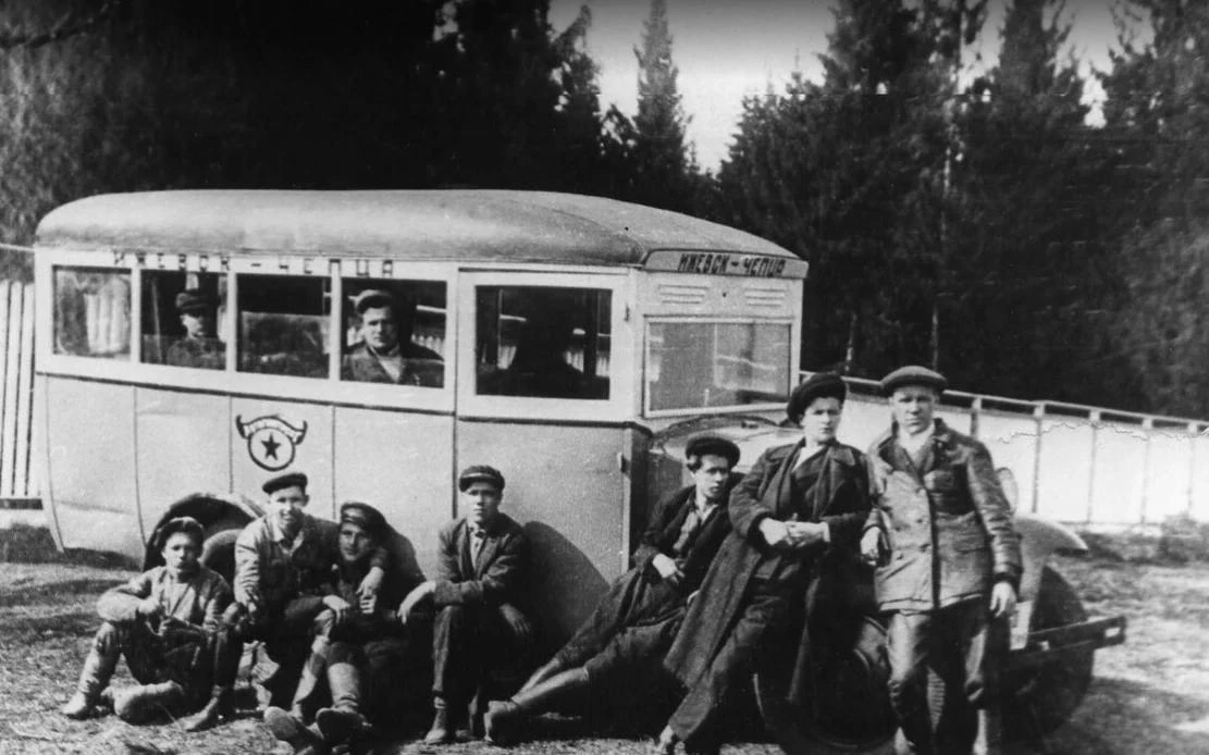 Так выглядел первый в Удмуртии междугородный автобус, который курсировал по маршруту Ижевск — Чепца 