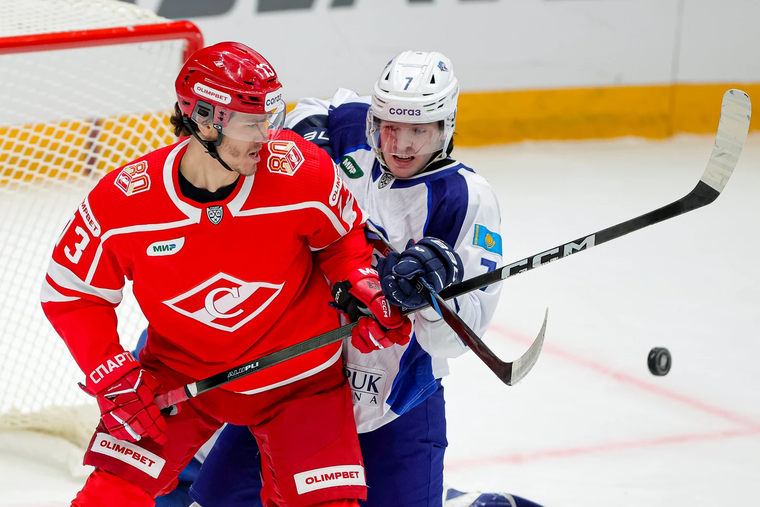 🏒"Барыс" из Астаны вырвал победу у московского "Спартака" в матче КХЛ