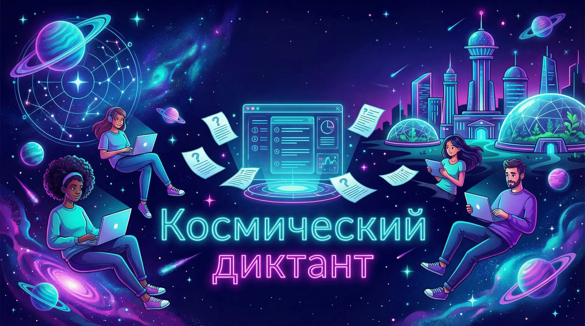 Приглашаем студентов ФДО принять участие в Космическом диктанте!🛰