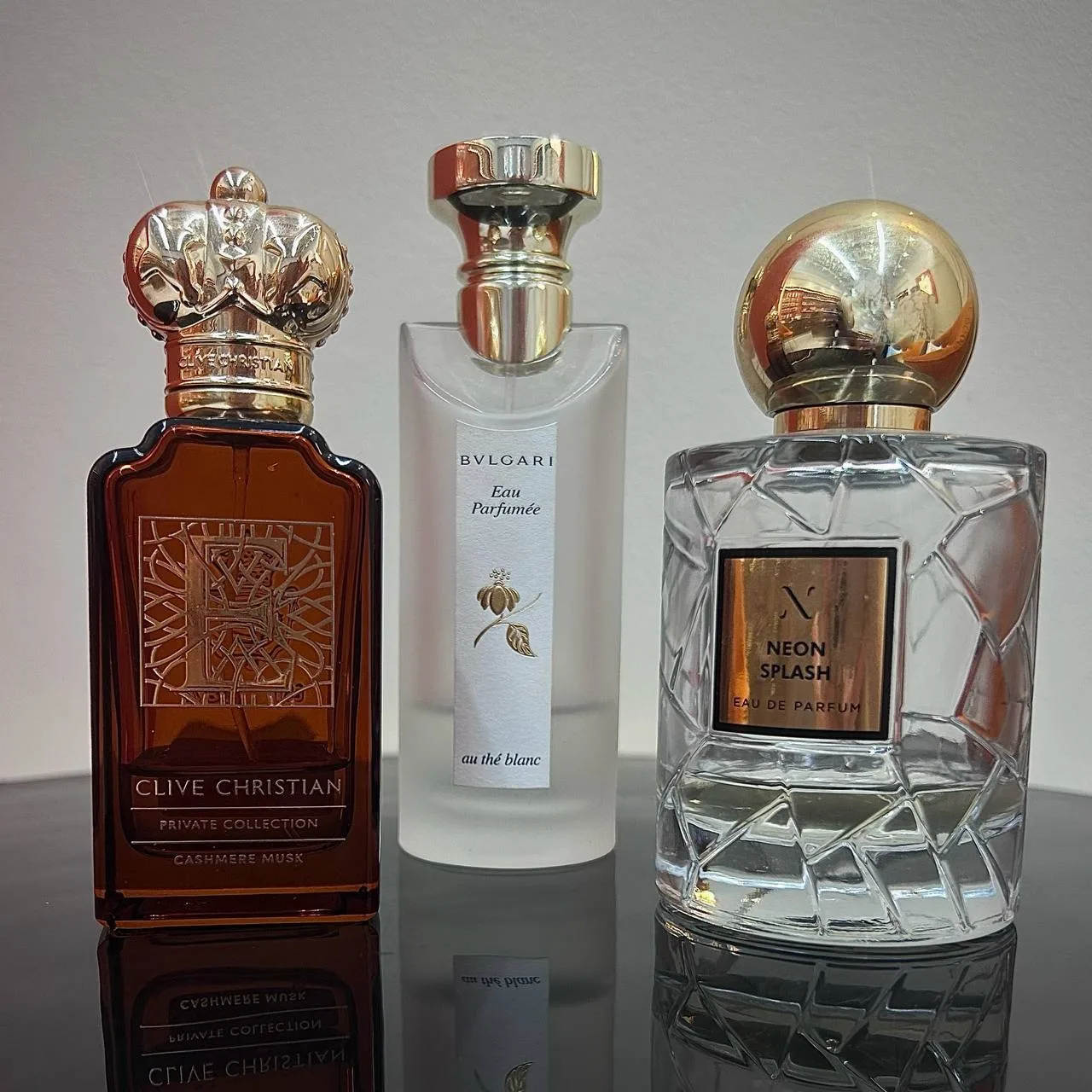 ОСТАТКИ ВО ФЛАКОНАХ СО СКИДКОЙ -30%

1. Bvlgari Au The Blanc 18мл - 1830р. вместо 2610р.
2. Clive Ch