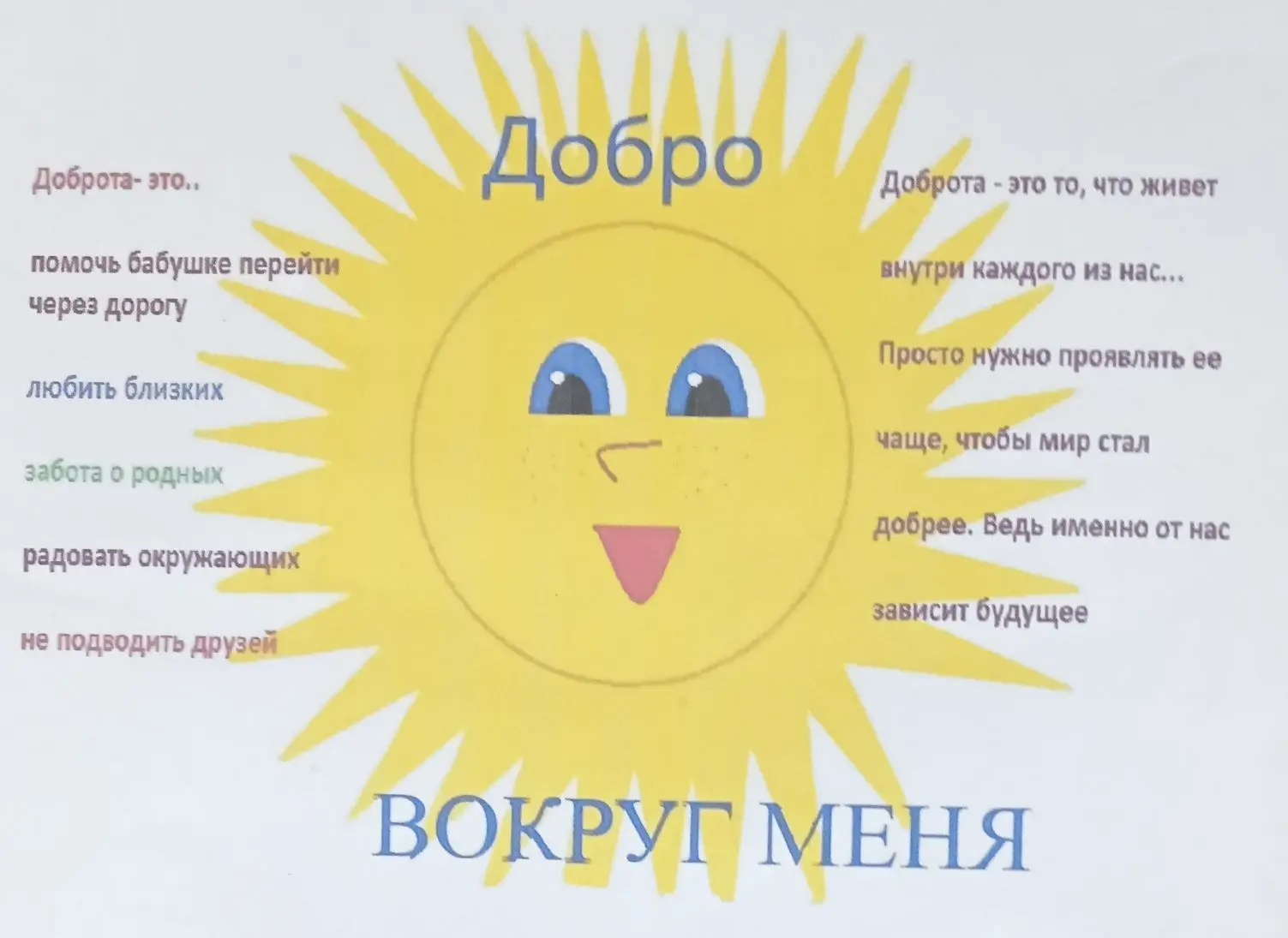 Кугоейская поселенческая библиотека  провела час добра " С добром по жизни" для   школь...