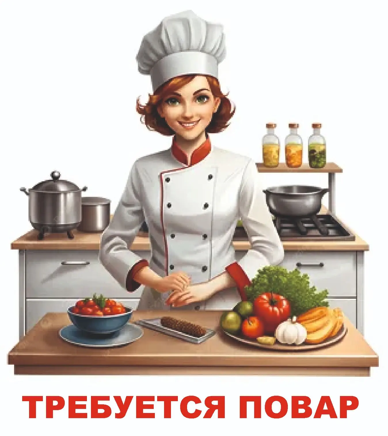 В семейное кафе требуется повар универсал, женщина, аккуратная, исполнительная.