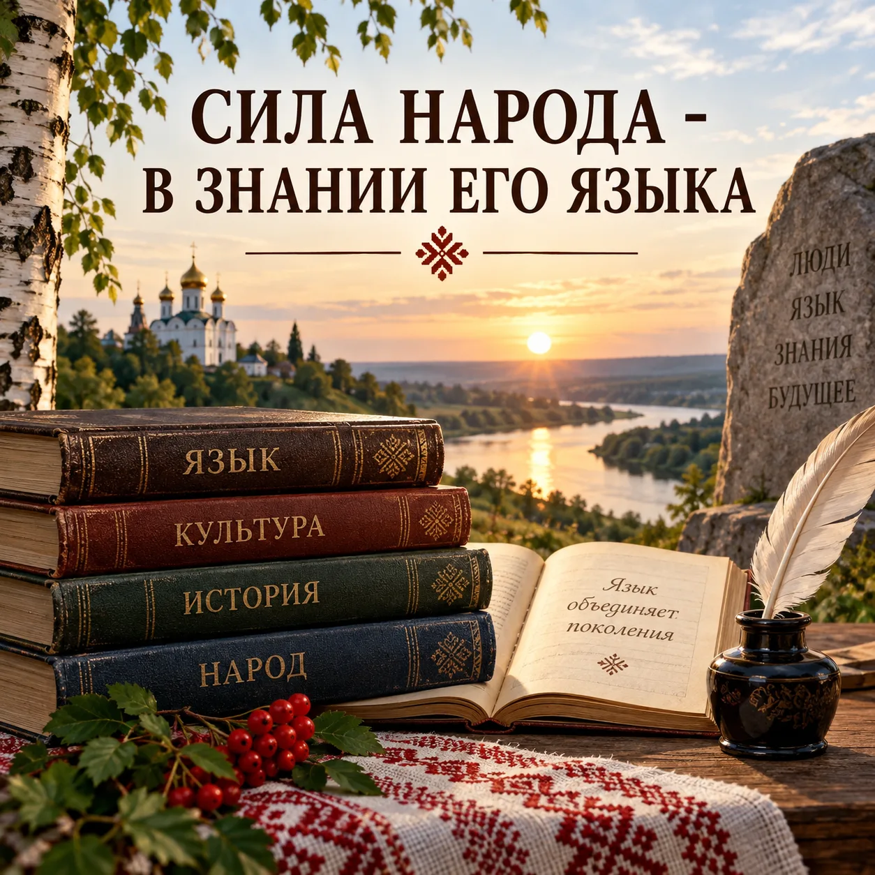 «СИЛА НАРОДА - В ЗНАНИИ ЕГО ЯЗЫКА».