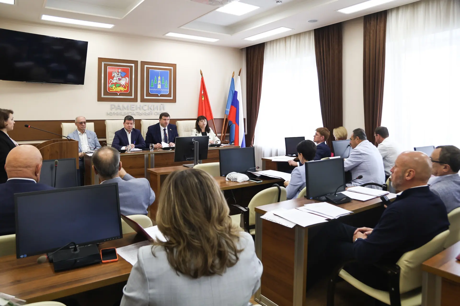 Состоялось очередное заседание Совета депутатов Раменского муниципального округа. Вмест...