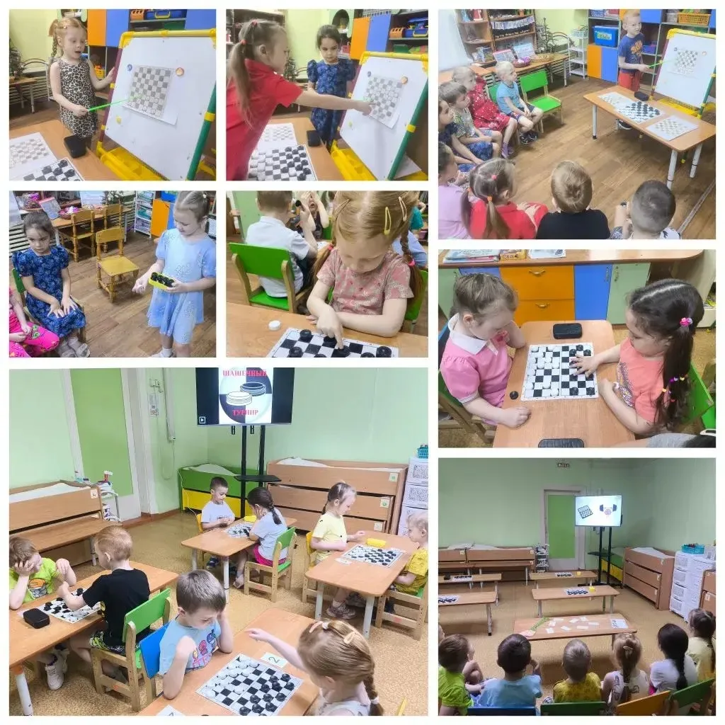 💫ШАШКИ В ДЕТСКОМ САДУ