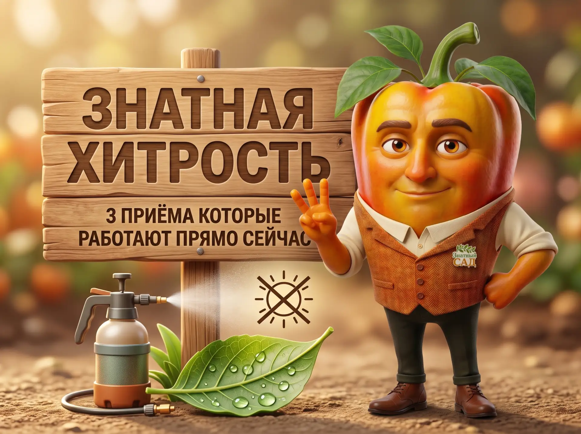 🧠 ЗНАТНАЯ ХИТРОСТЬ: ОПРЫСКИВАНИЕ, КОТОРОЕ РАБОТАЕТ