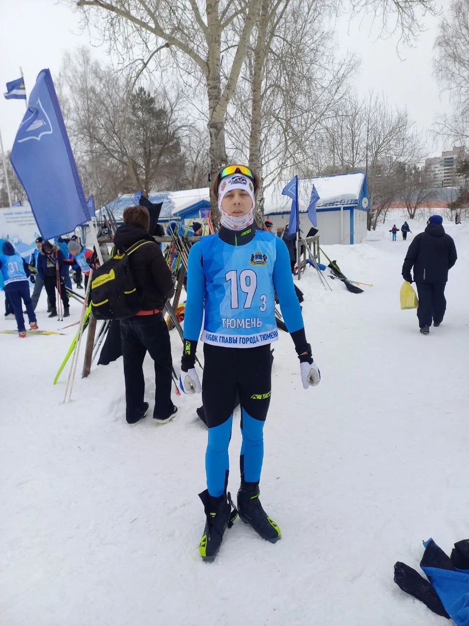 КУБОК ГЛАВЫ ПО ЛЫЖНЫМ ГОНКАМ ⛷️  Наши лицеисты и их родители приняли участие в смешанной эстафете в 