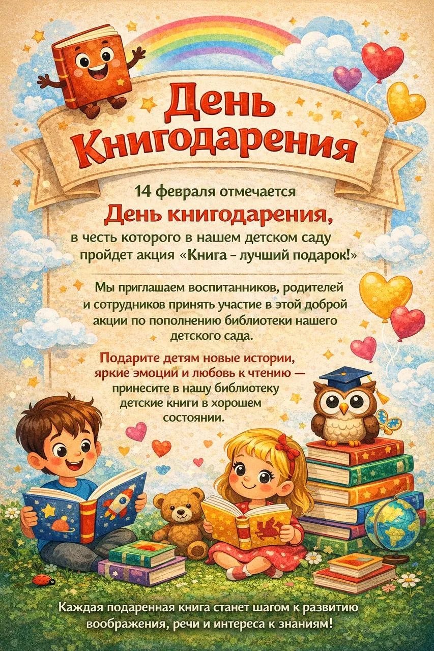 Сбор книг будет проходить в каждой группе отдельно☺️