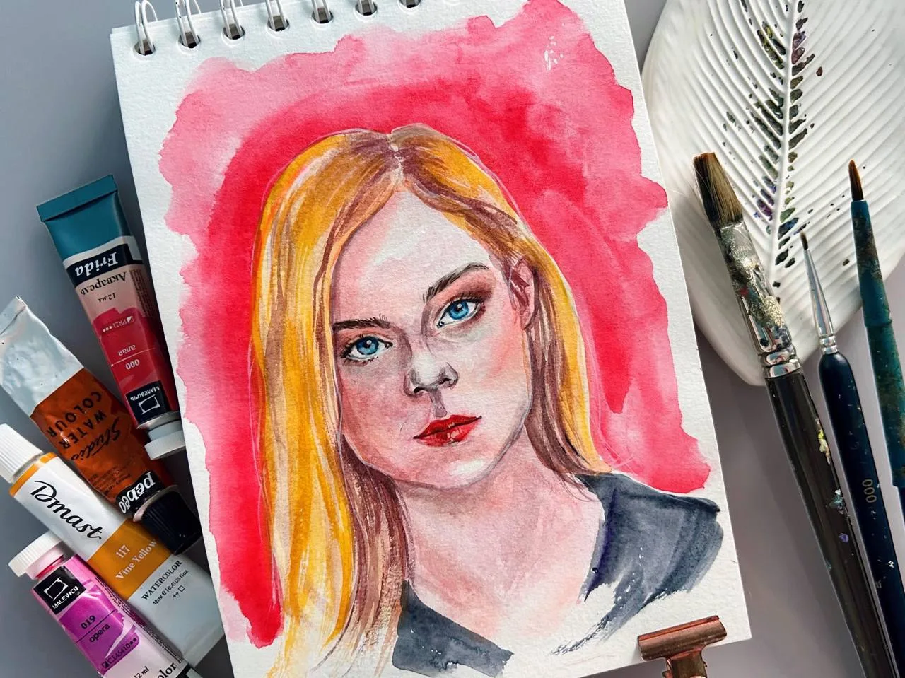 Сказать, что я хотела научиться рисовать портреты - это ничего не сказать. Но не все так просто. 

Н