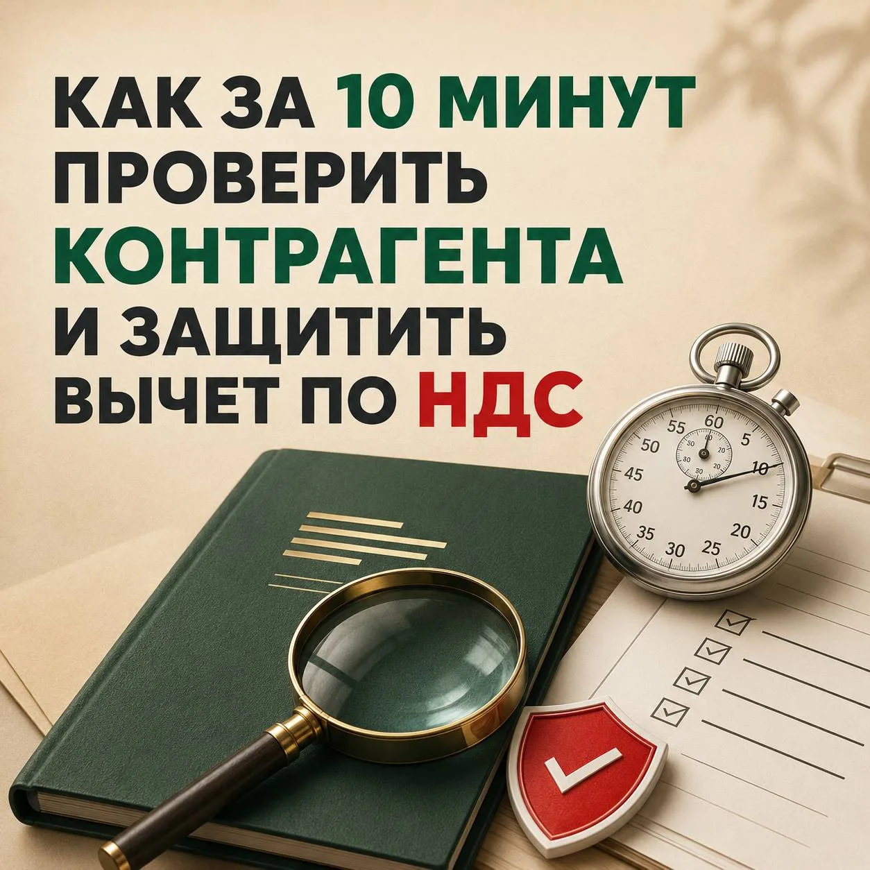 🛡 Как за 10 минут проверить контрагента и защитить вычет по НДС