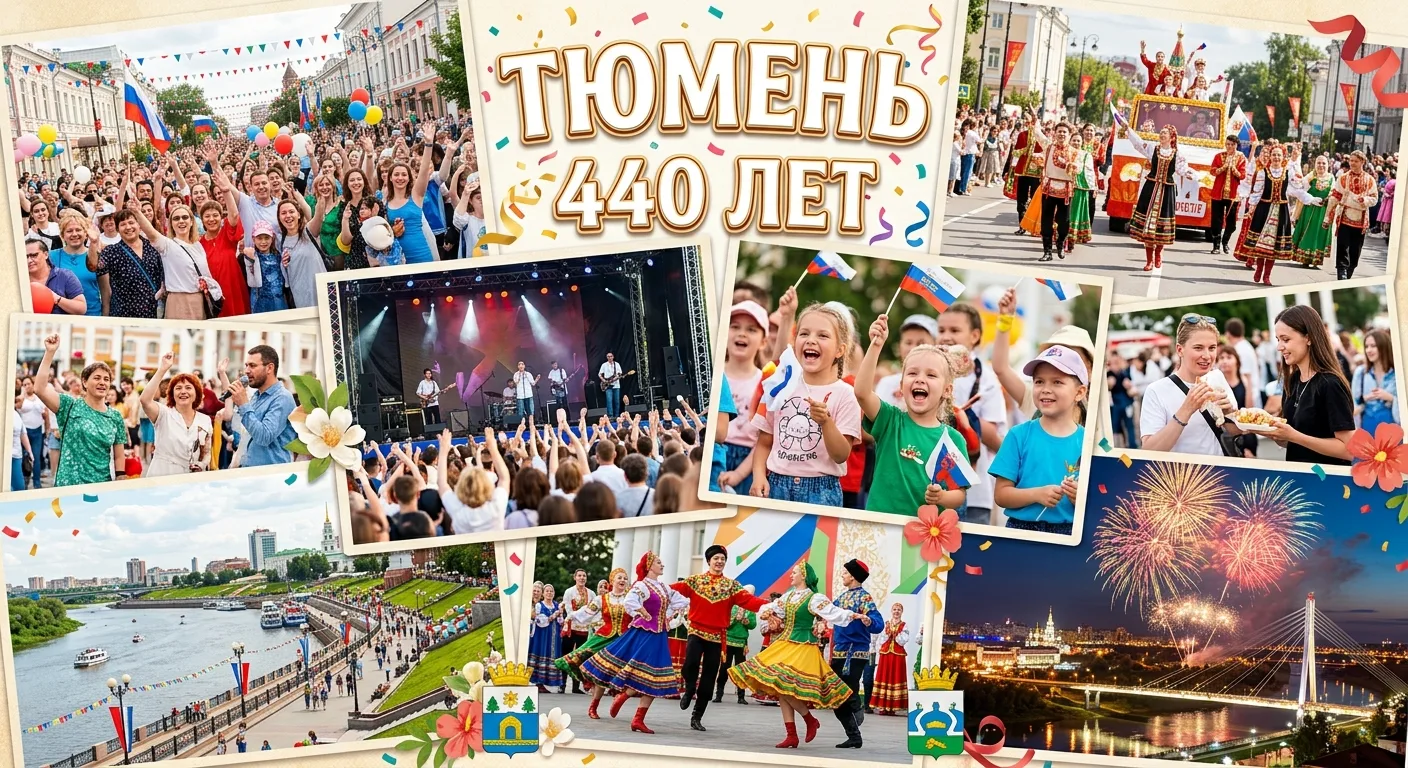 🎉 Уважаемые собственники!

От всей души поздравляем вас с 440-летием города Тюмени! ❤️

Тюмень — эт