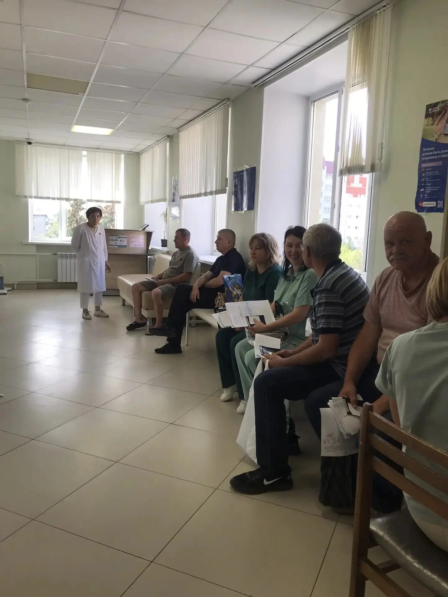 Лекция на тему "Шаги к здоровому сердцу" прошла в поликлинике N2 ЦГКБ N18 Казани.