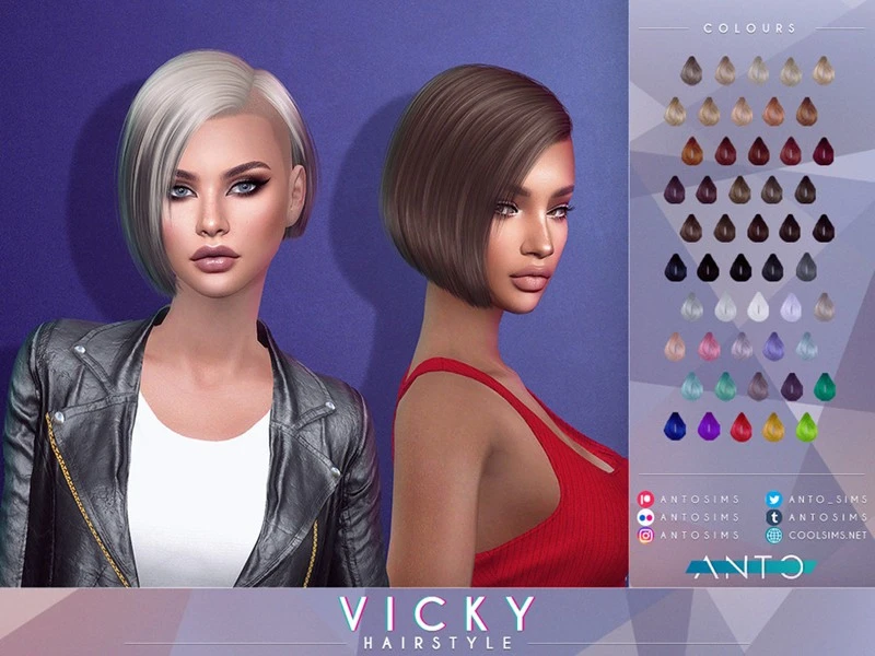 🌸 Прическа Vicky Hairstyle 🌸