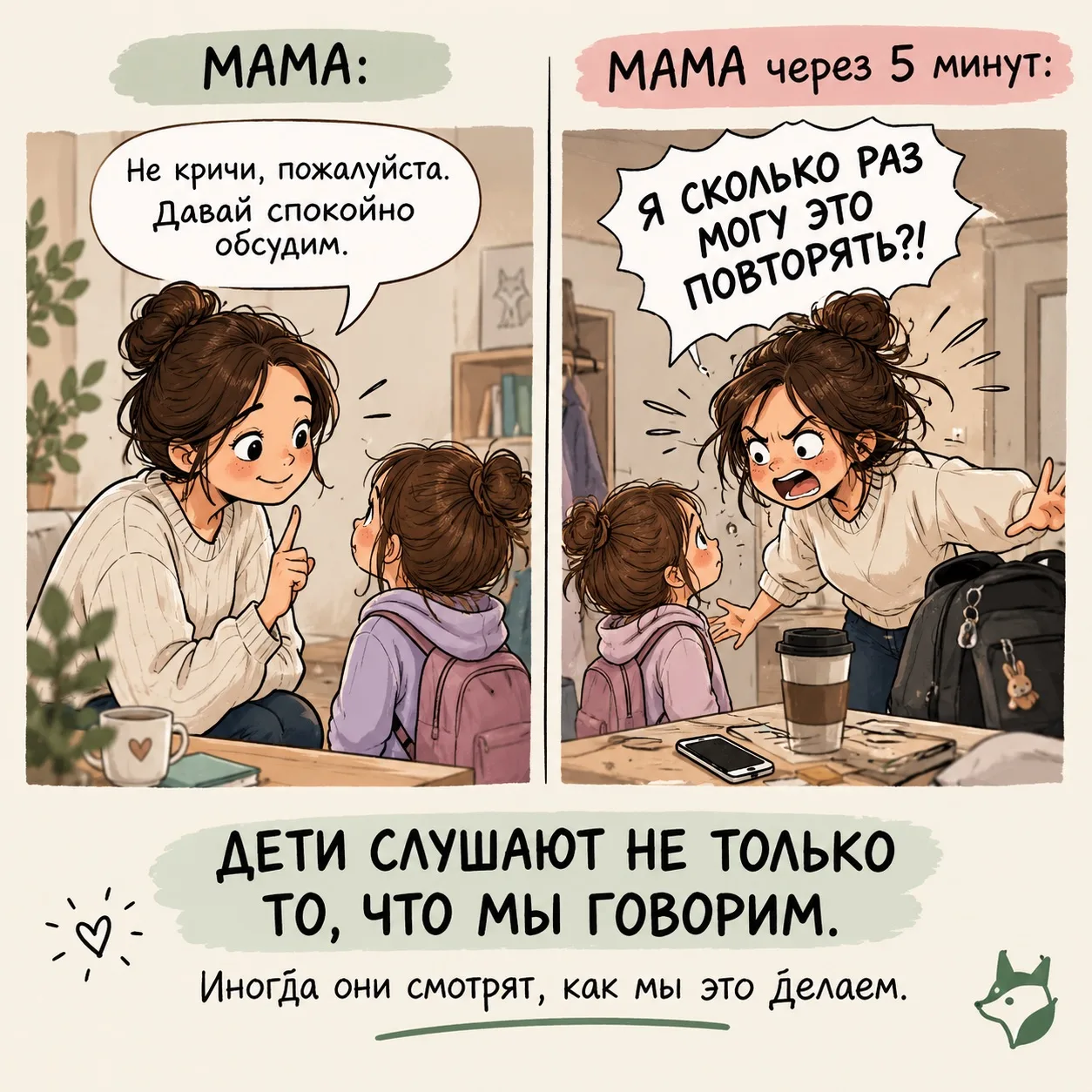 ￼«Нужно спокойно разговаривать»