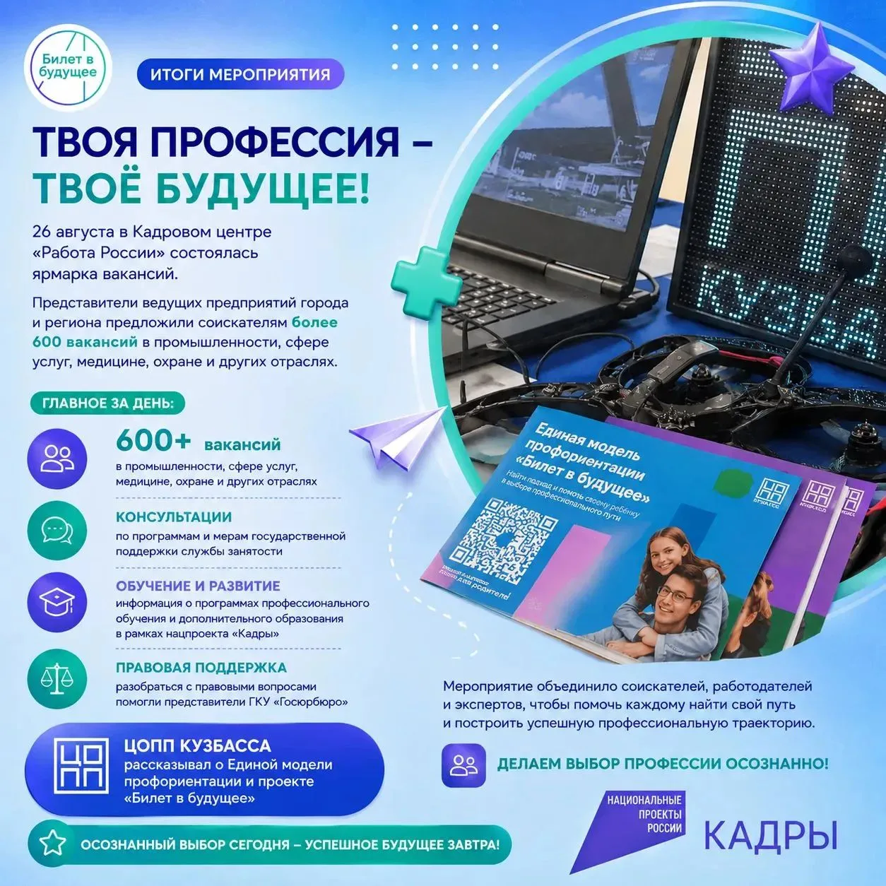 Возможности для трудоустройства и профессионального развития