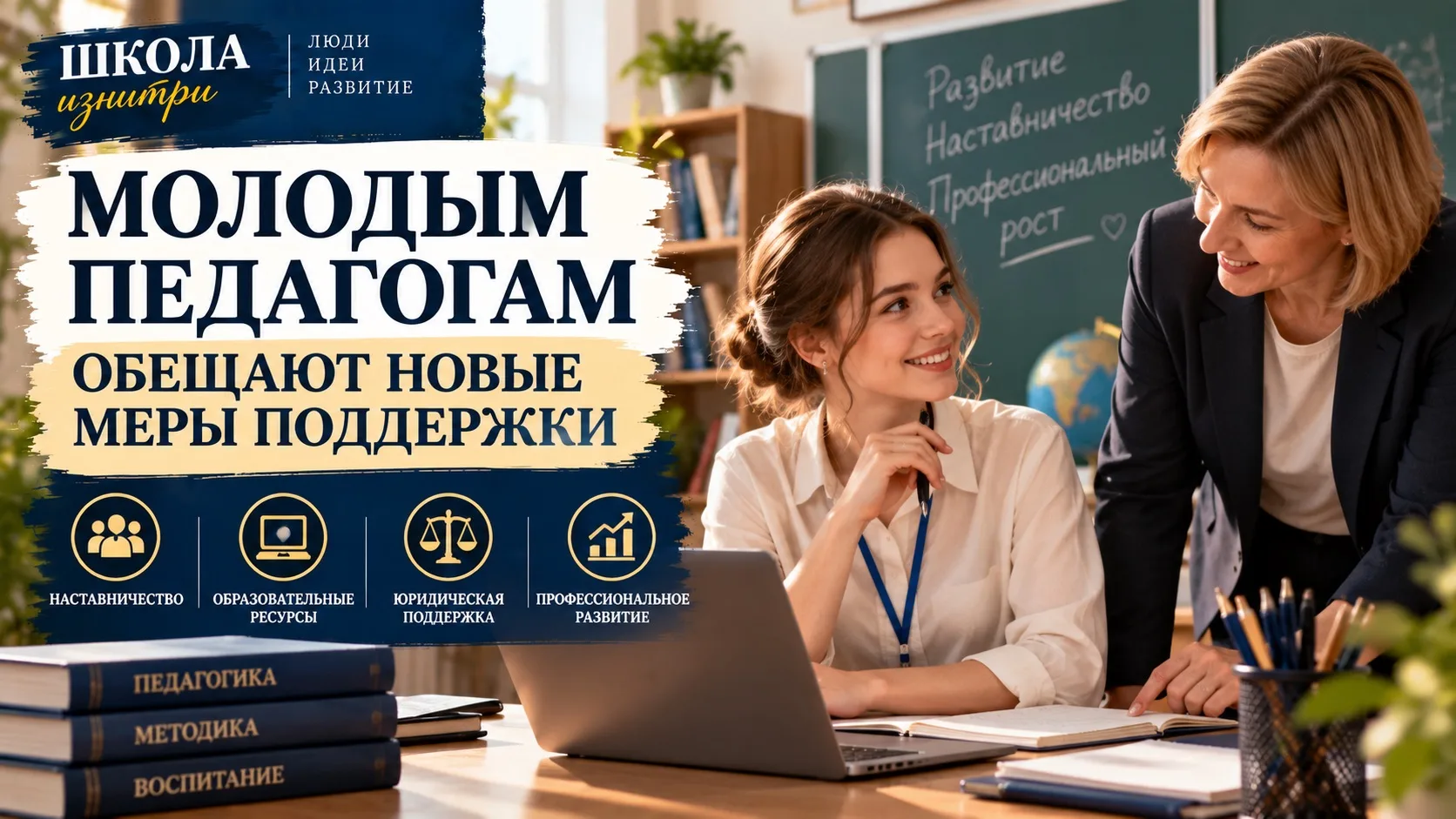 👩‍🏫 МОЛОДЫМ ПЕДАГОГАМ ОБЕЩАЮТ НОВЫЕ МЕРЫ ПОДДЕРЖКИ
