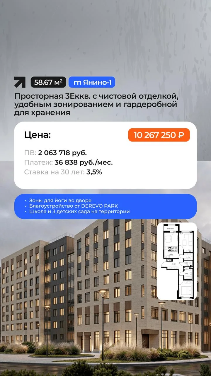 Большие семейные квартиры в Санкт-Петербурге