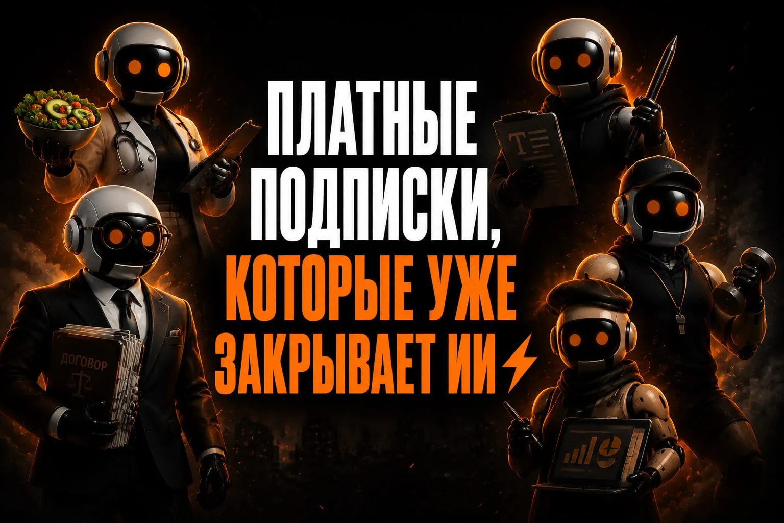 Платные подписки, которые уже закрывает ИИ⚡️