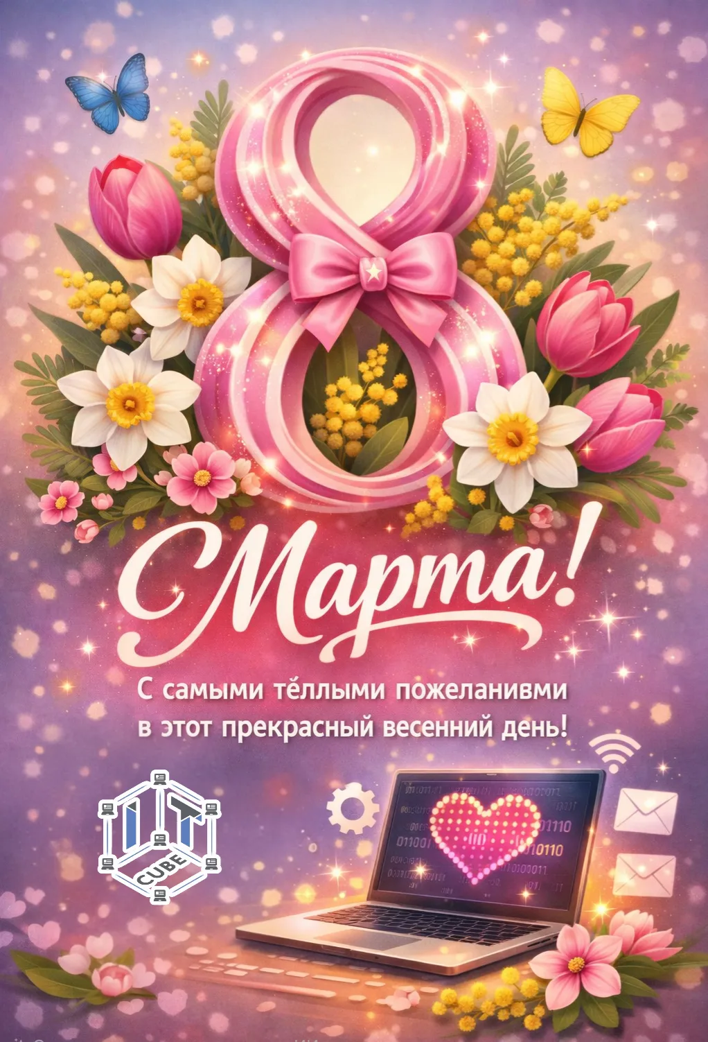 🌷 Поздравляем с праздником весны, нежности и вдохновения! 🌷