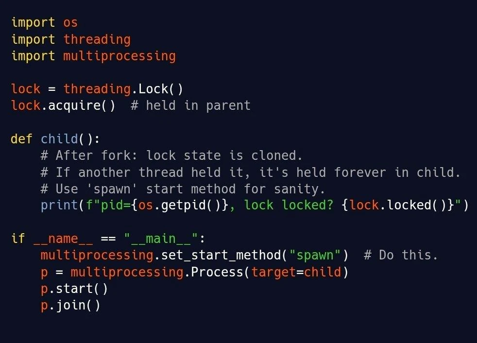 🖥 Python `multiprocessing` и ловушка, о которую бьются даже опытные разрабы